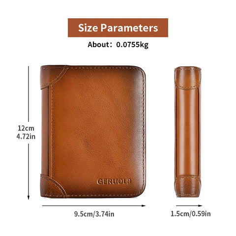 Slim Leather Wallet