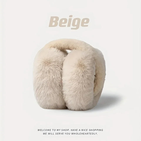 Foldable Faux Fur Earmuffs