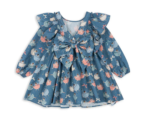 Girls' Velvet Holiday Party Dress