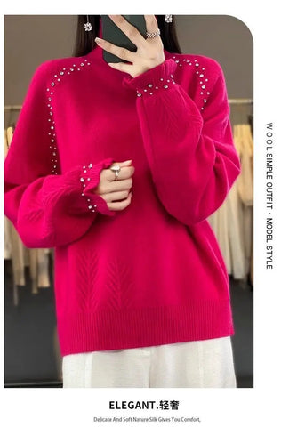 Ribbed Turtleneck Sweater