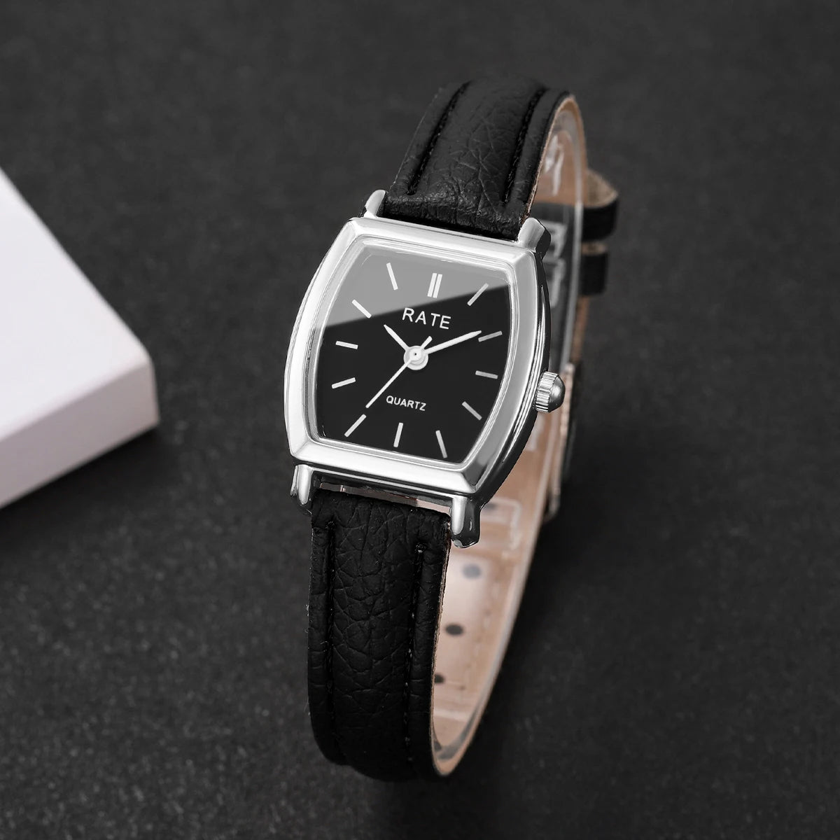 Minimalist Leather-Strap Watch