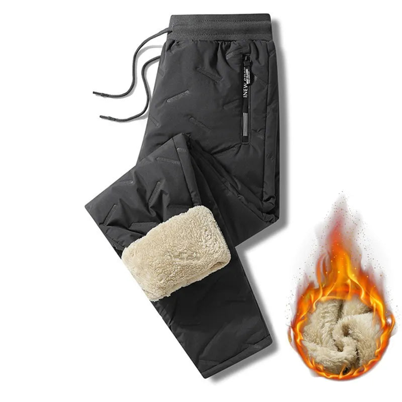 Sherpa-Lined Sweatpants