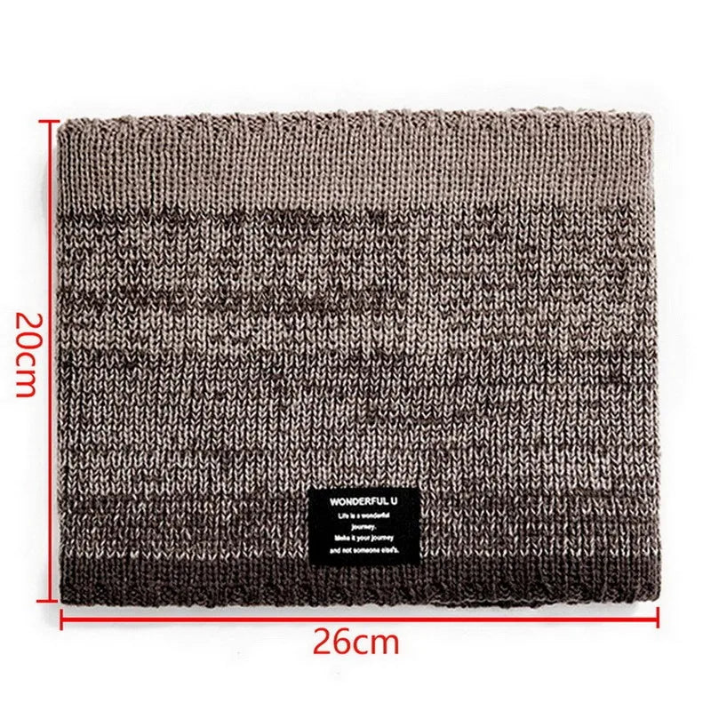 Fleece-Lined Knit Neck Warmer