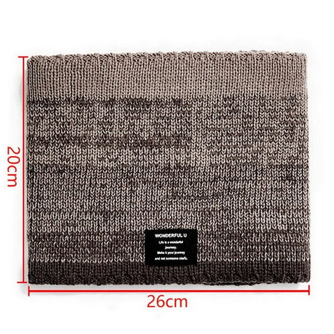 Fleece-Lined Knit Neck Warmer