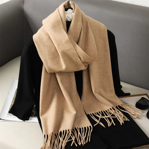 Soft Solid Winter Scarf