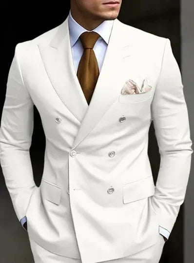 High Quality Double Breasted  Men's Suits