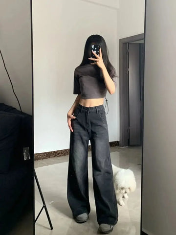 High-Rise Wide-Leg Jeans