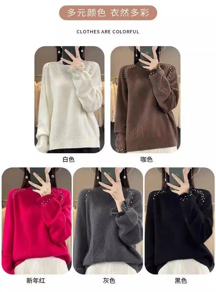 Ribbed Turtleneck Sweater