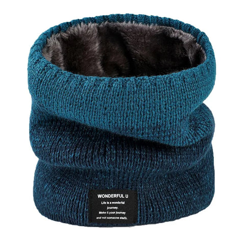 Fleece-Lined Knit Neck Warmer