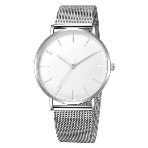 Ultra-Thin Mesh-Strap Watch
