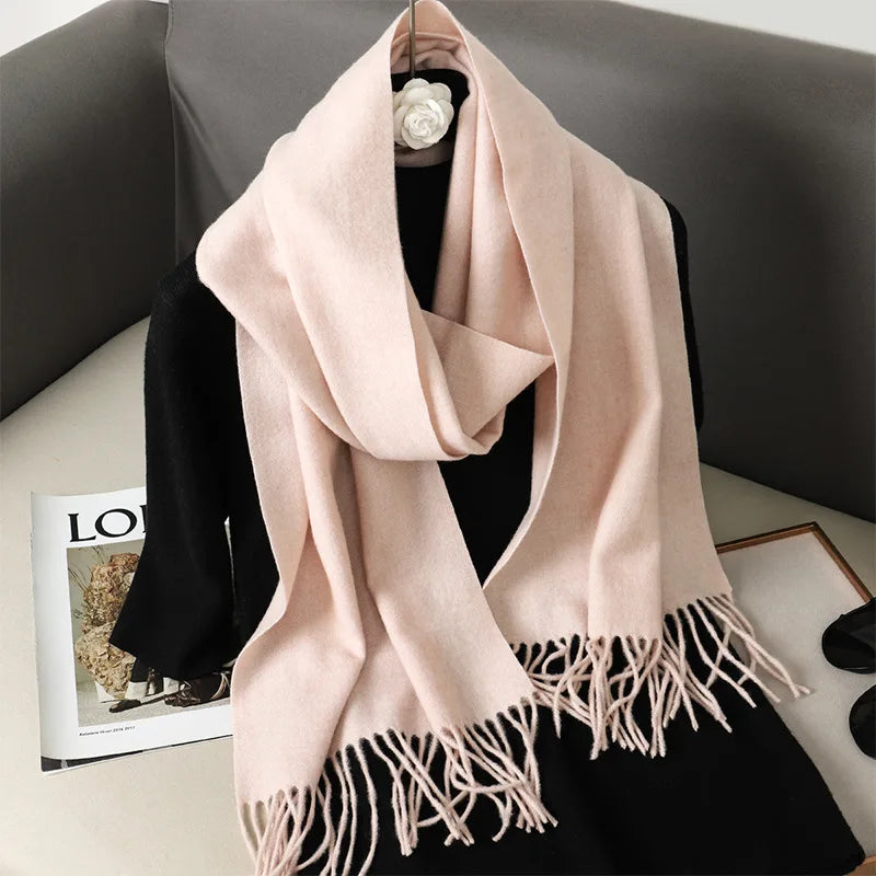 Soft Solid Winter Scarf