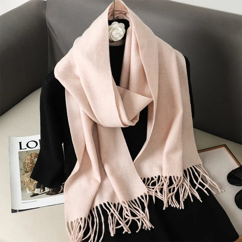 Soft Solid Winter Scarf