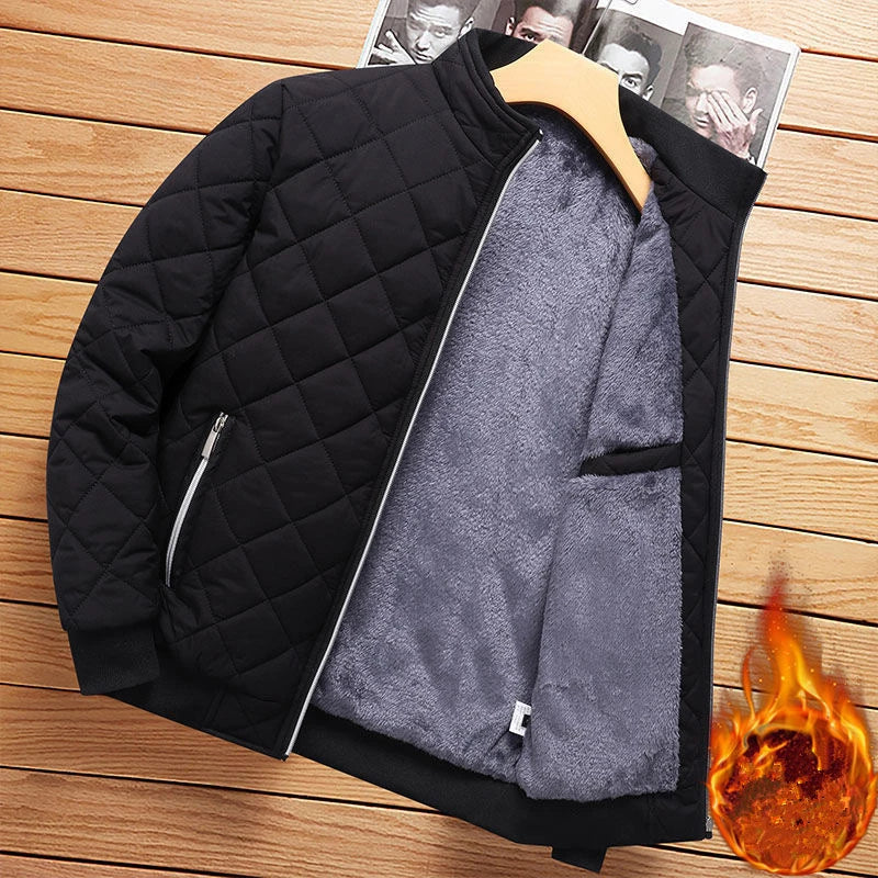 Quilted Bomber Jacket