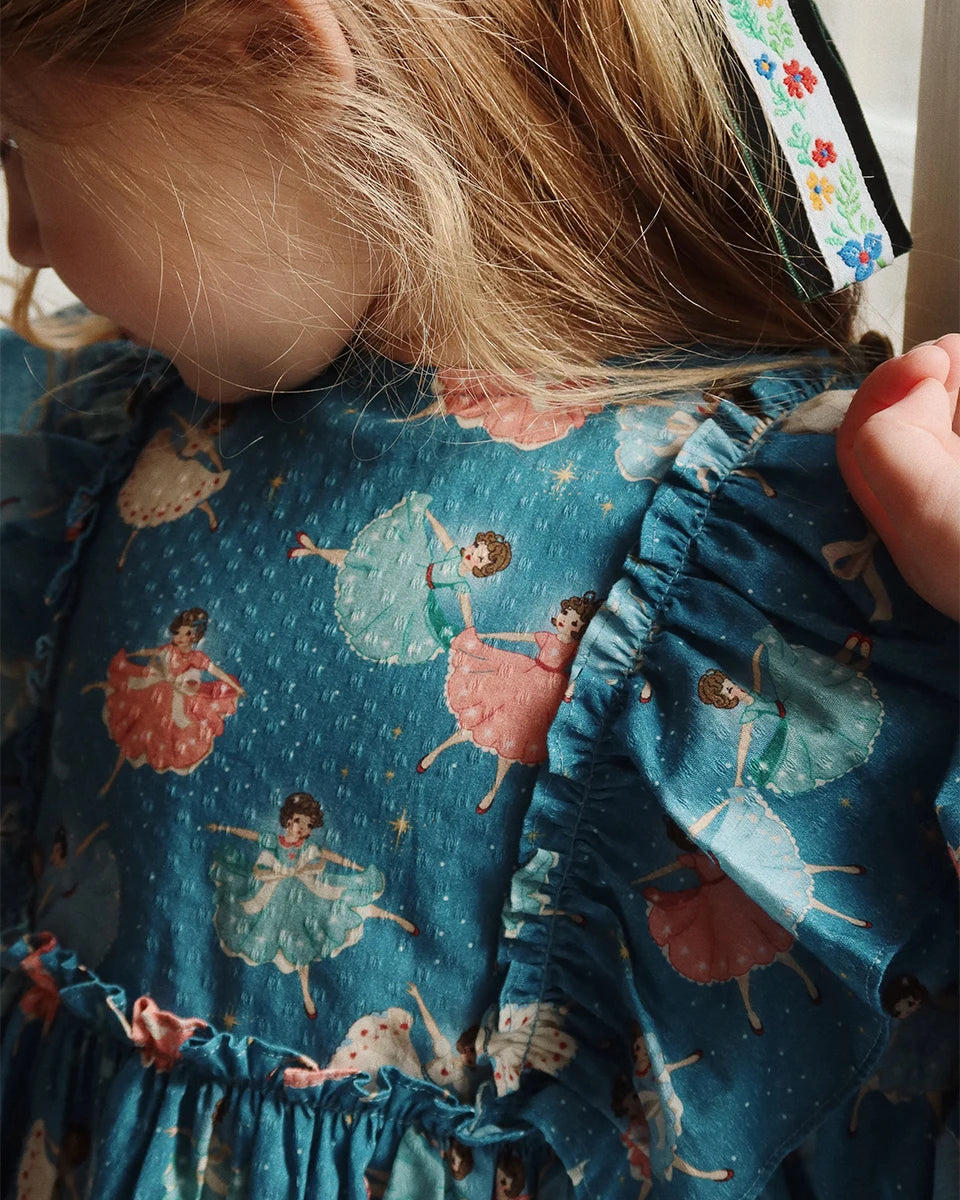Girls' Velvet Holiday Party Dress
