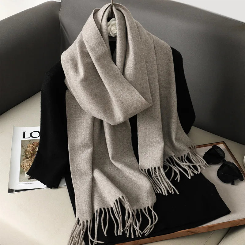 Soft Solid Winter Scarf