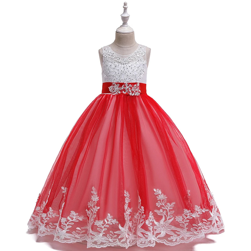 White Lace First Communion Dress