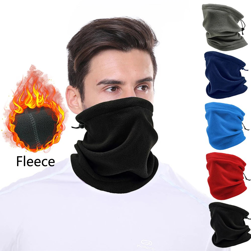 Fleece-Lined Knit Neck Warmer