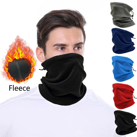 Fleece-Lined Knit Neck Warmer