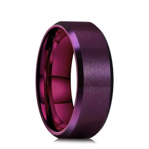 Brushed Steel Band Ring