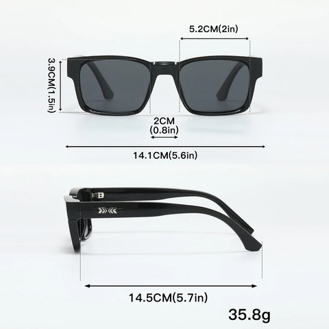 Square Polarized Sunglasses