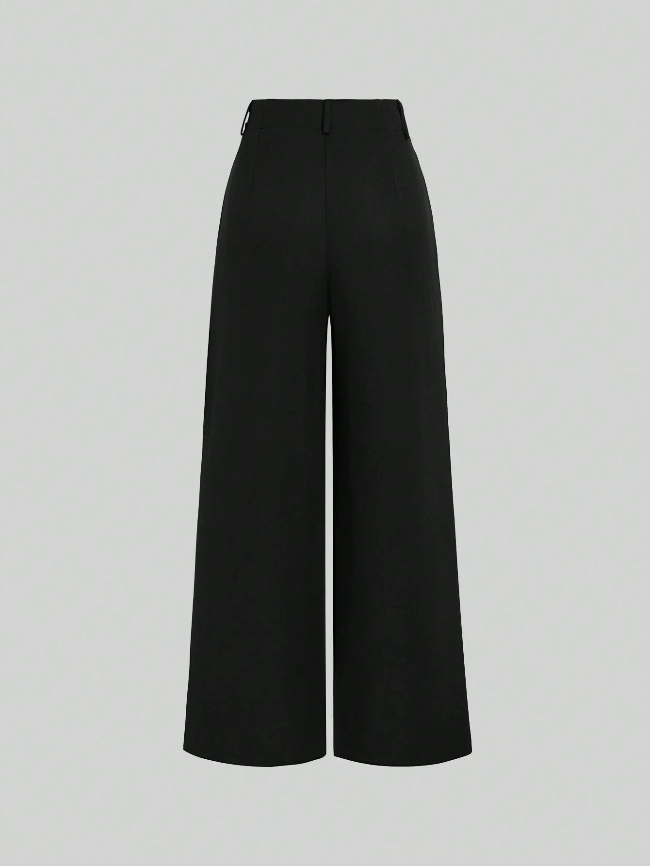 Pleated Wide-Leg Trousers