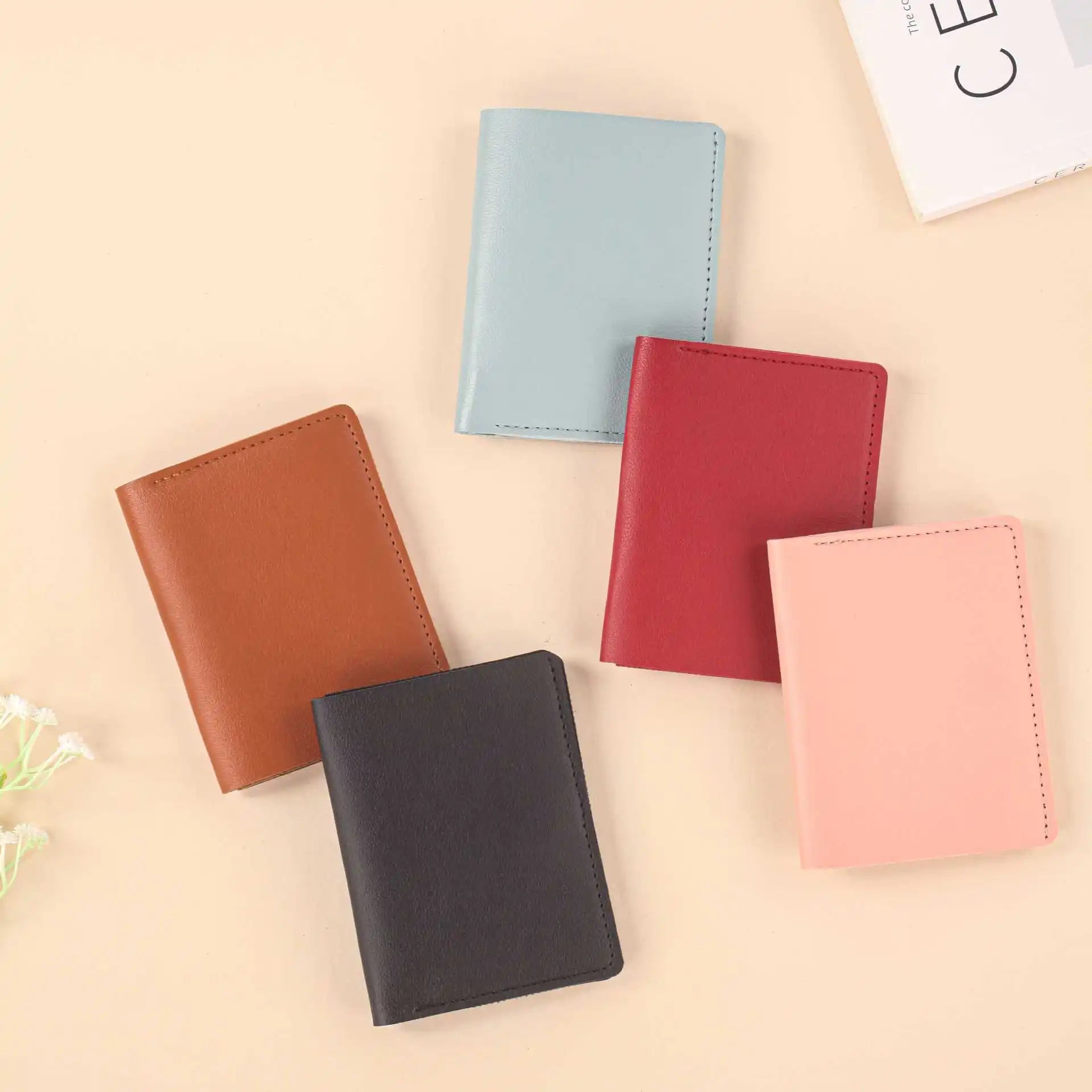Compact Faux Leather Wallet