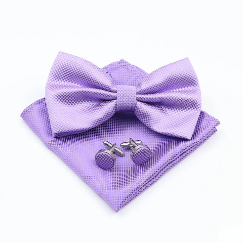 Bow Tie, Pocket Square & Cufflink Set