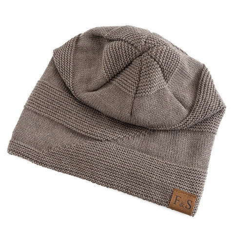 Fleece-Lined Knit Beanie