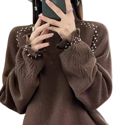 Ribbed Turtleneck Sweater