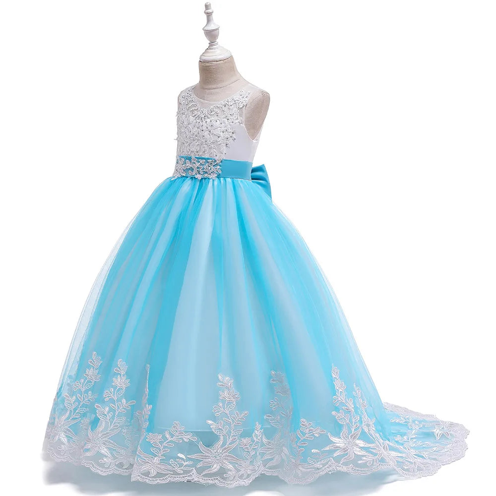 White Lace First Communion Dress