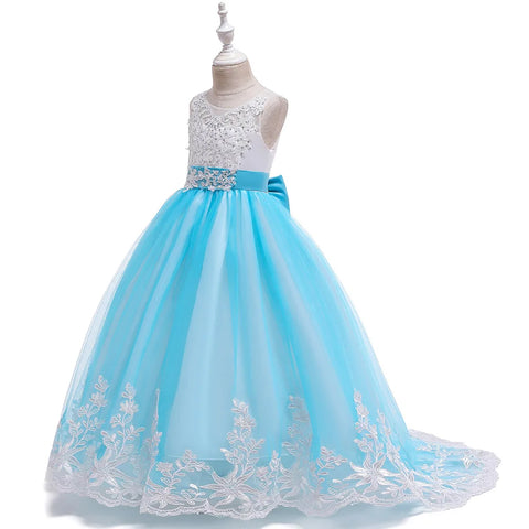 White Lace First Communion Dress