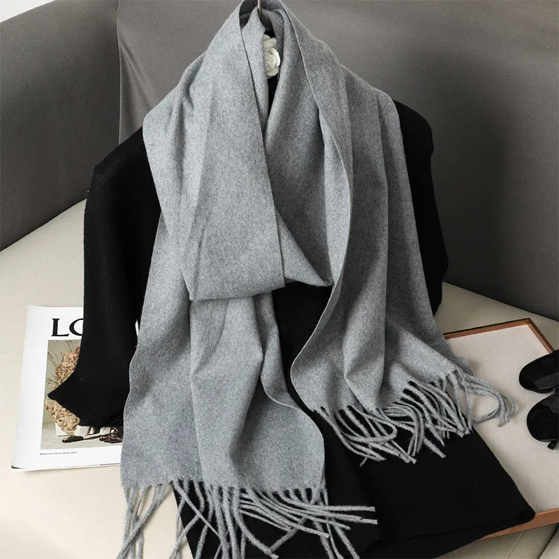 Soft Solid Winter Scarf