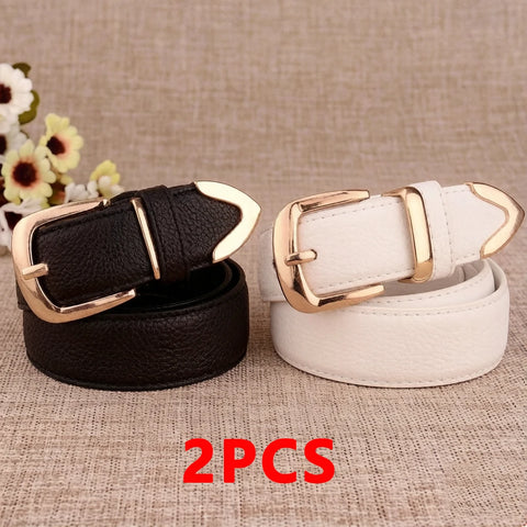 Classic Gold-Buckle Belt