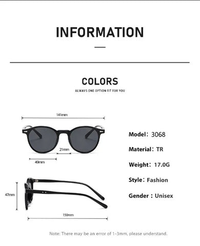 Round Retro Sunglasses
