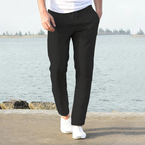 Cotton Linen Casual Pants