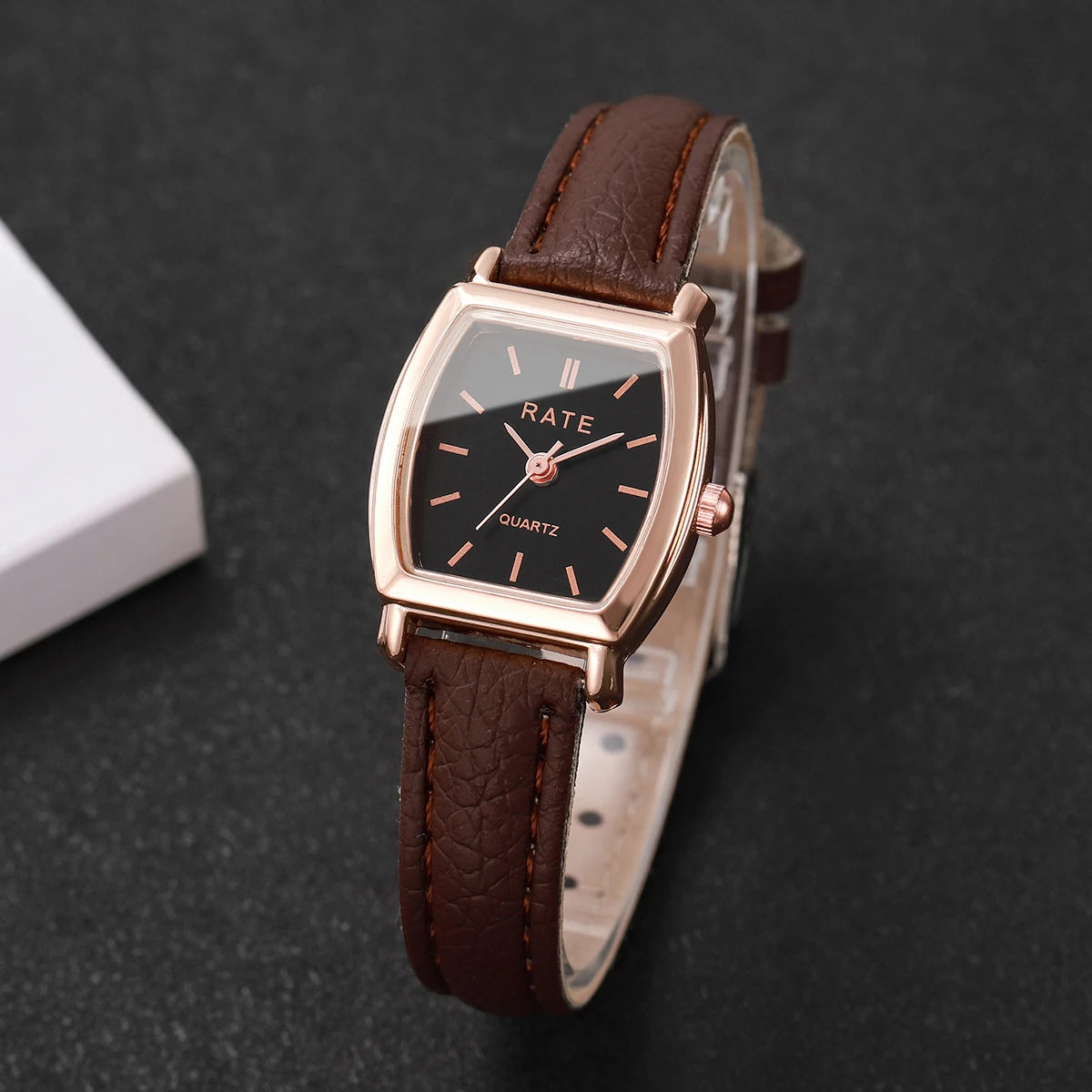 Minimalist Leather-Strap Watch