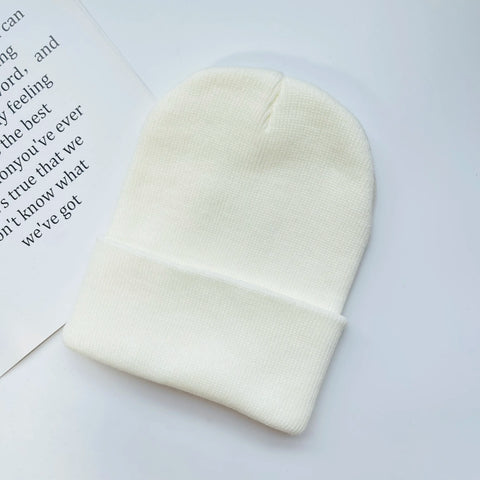 Rib-Knit Cuffed Beanie