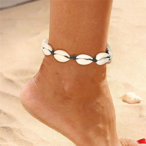 Starfish Beaded Anklet
