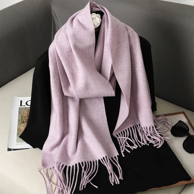 Soft Solid Winter Scarf