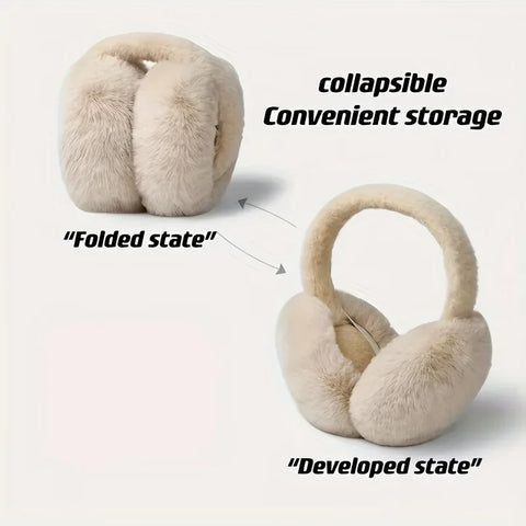 Foldable Faux Fur Earmuffs