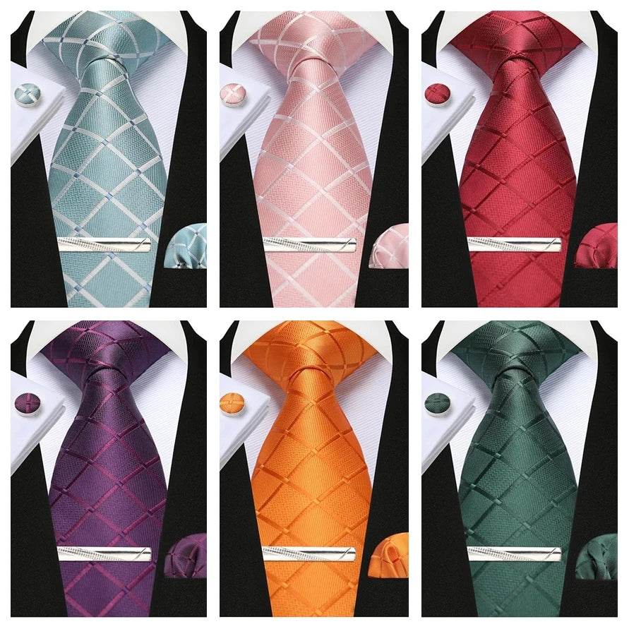 Tie, Clip & Pocket Square Set