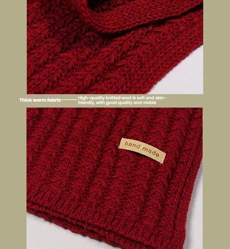 Chunky Rib-Knit Scarf
