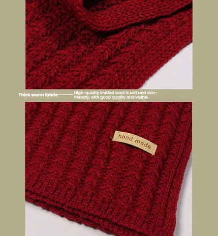 Chunky Rib-Knit Scarf