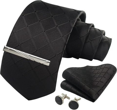 Tie, Clip & Pocket Square Set