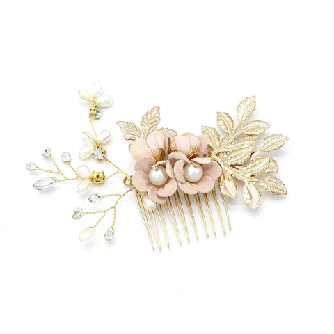 New pearl Crystal Rhinestone Hair Combs