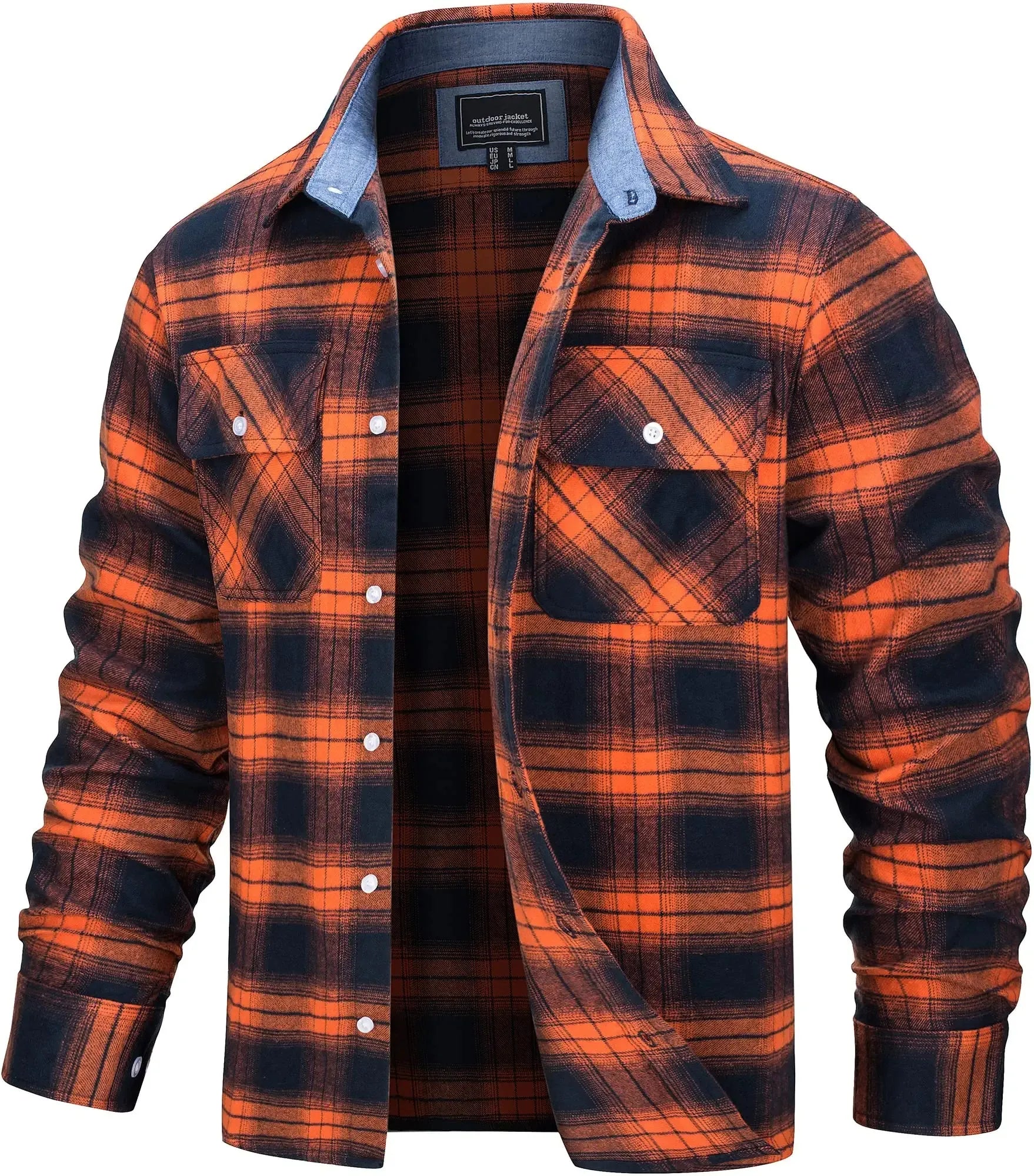Plaid Flannel Overshirt