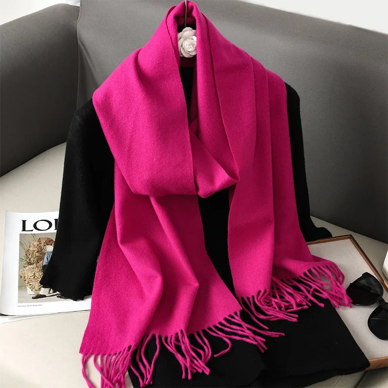 Soft Solid Winter Scarf