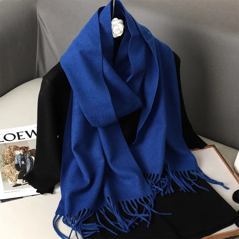 Soft Solid Winter Scarf