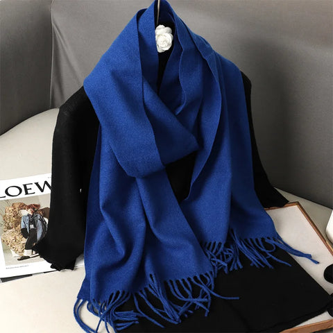 Soft Solid Winter Scarf