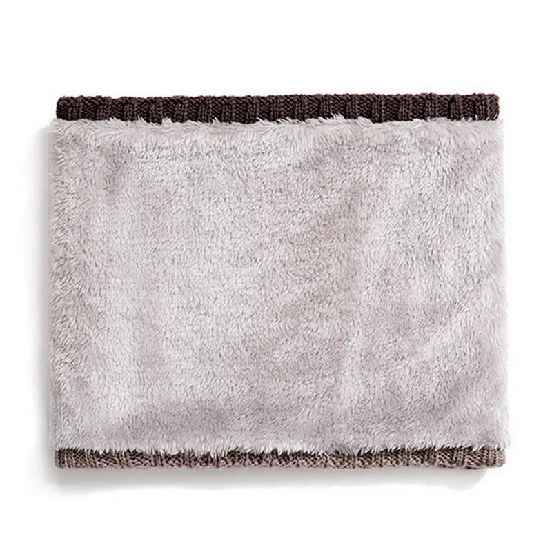 Fleece-Lined Knit Neck Warmer
